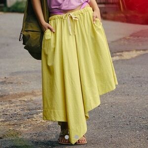 FREE PEOPLE COASTAL EASE ASYMMETRICAL SKIRT SIZE S MSRP $68.00 NWT